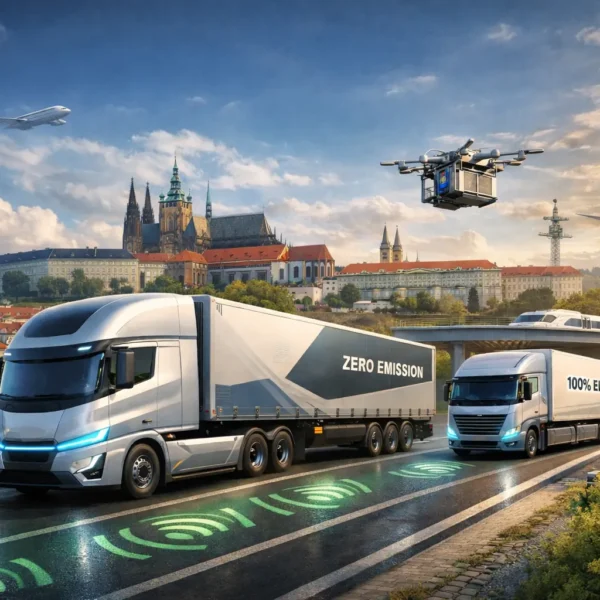 The future on wheels: electric freight transport is coming to the Czech Republic