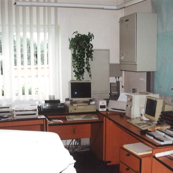 Dispatching office in our house in Plotiště (ca. 1998)