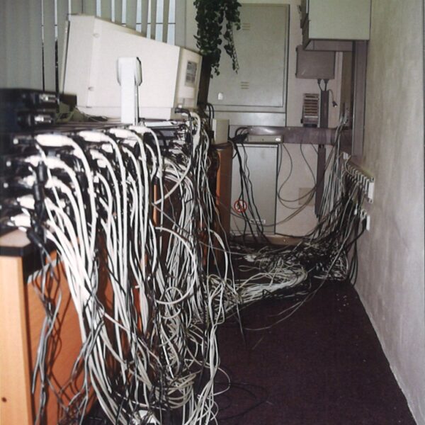 With modems, there were also increasing cables